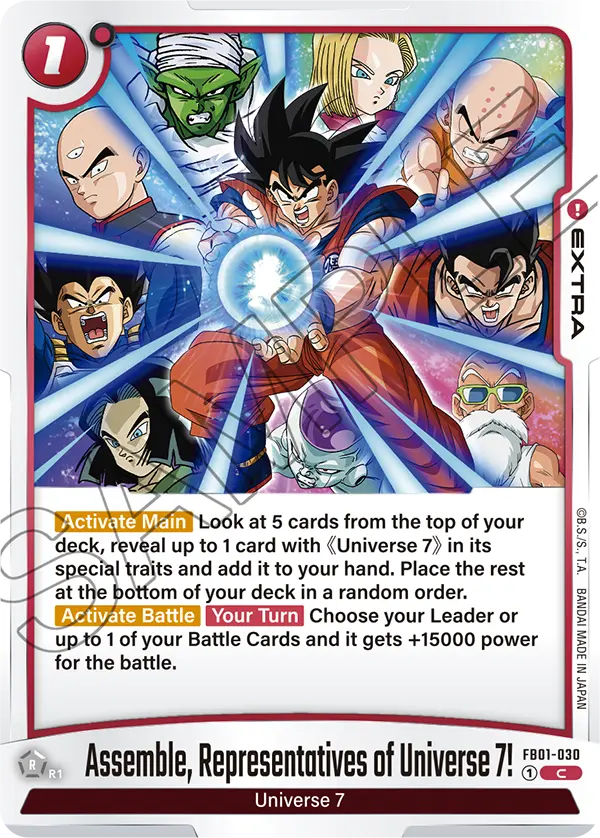 Assemble the Representatives of Universe 7