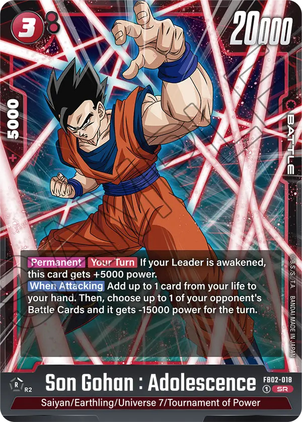 Imagen del mazo Jiren Tempo de Reducción