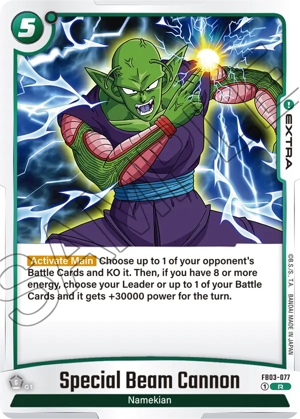 Imagen del mazo Piccolo Special Beam Cannon Control