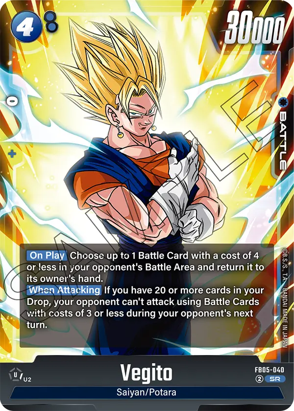 Imagen del mazo Vegito Potara Resistente
