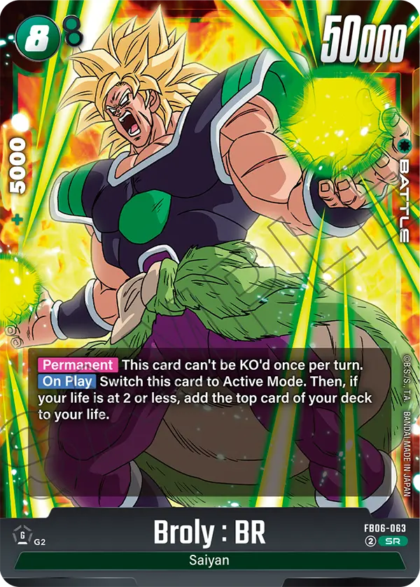 Imagen del mazo Broly : BR Cadena Asequible