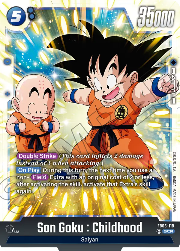 Imagen del mazo Son Goku Golpe Duplicado