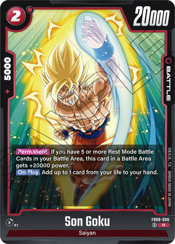 Imagen del mazo Son Gohan FB08 Asalto Familiar