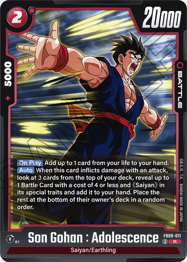 Son Gohan : Adolescence