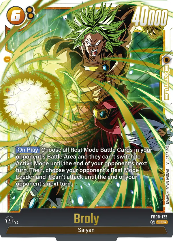 Imagen del mazo Broly Reino del Terror