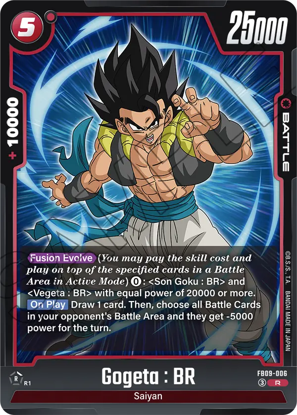 Imagen del mazo Gogeta : BR Fusion Asequible
