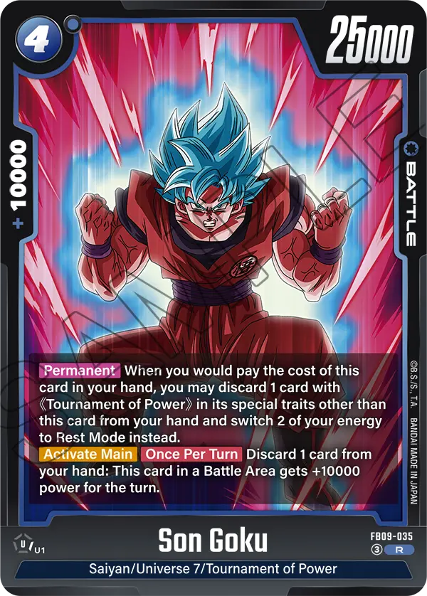 Imagen del mazo Son Goku Orgullo Reactivado