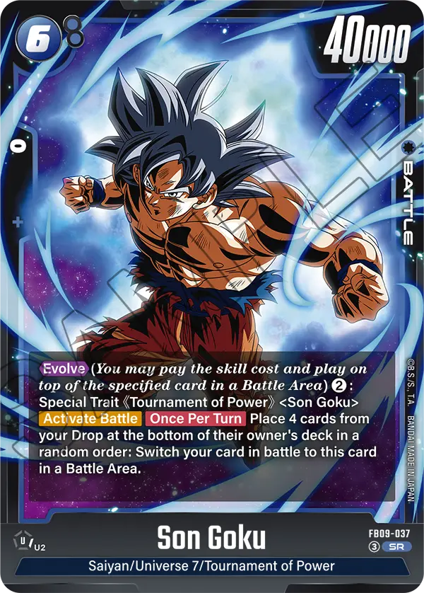 Imagen del mazo Son Goku Instinto Imparable