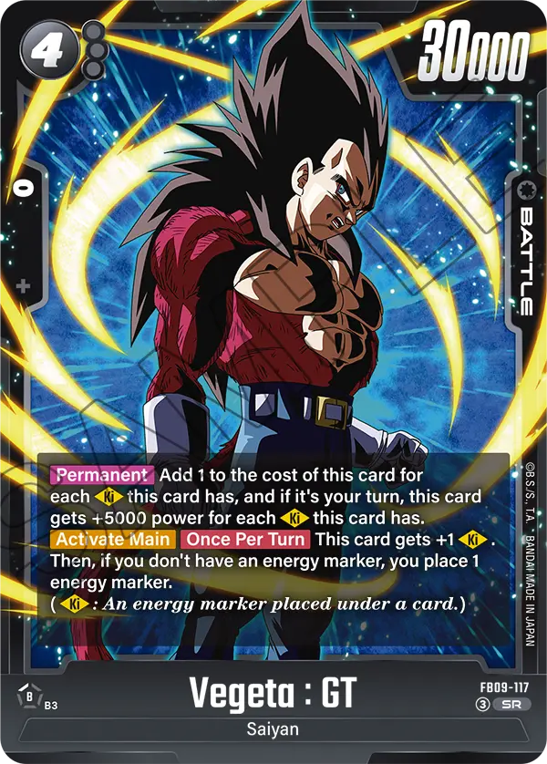Imagen del mazo Gogeta GT Ascenso Saiyan