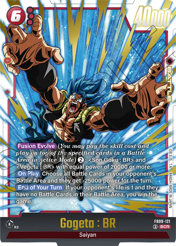 Imagen del mazo Gogeta : BR Fusion Evolve