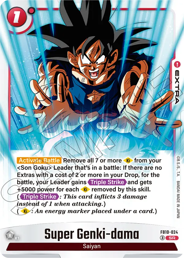 Imagen del mazo Son Goku FB10 Genki-dama Competitiva