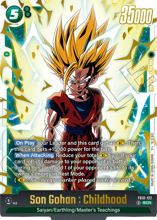 Imagen del mazo Son Gohan : Youth/Piccolo