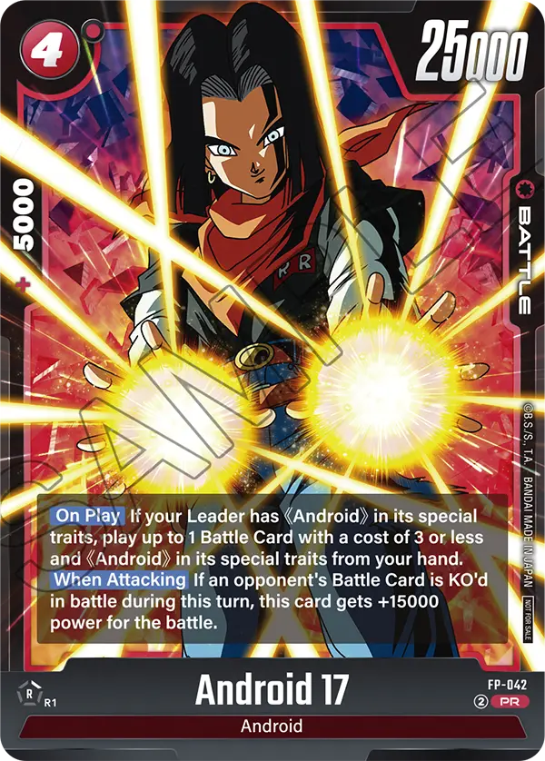 Imagen del mazo Android 18 Control de Mesa