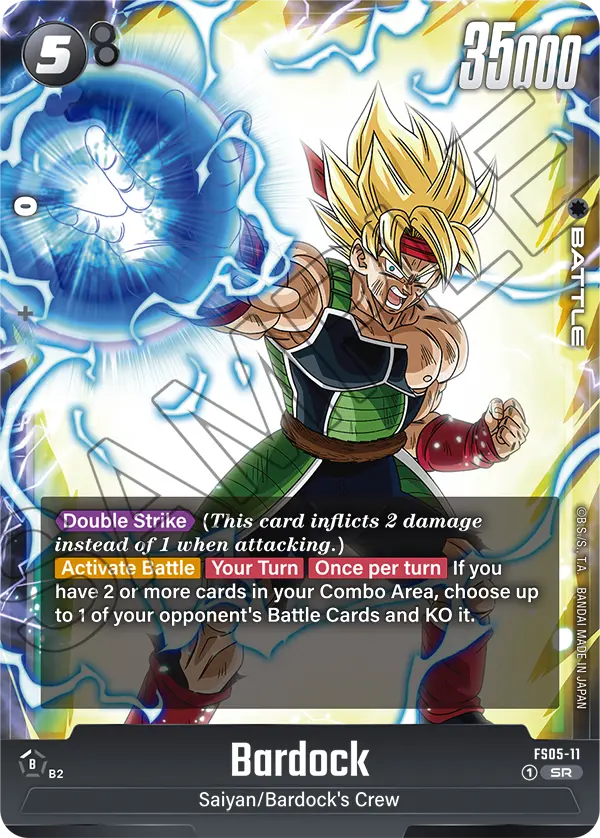 Imagen del mazo Bardock Resistencia de Kanassa