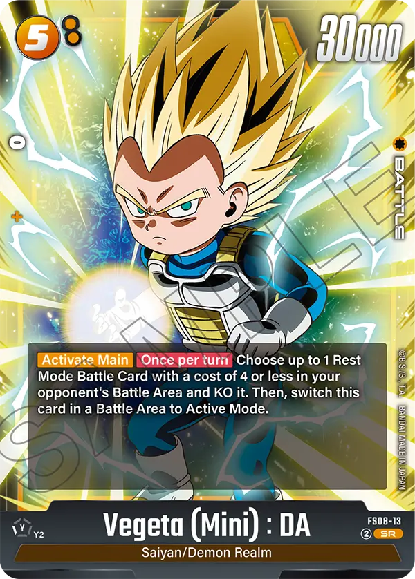 Imagen del mazo Vegeta (Mini) Furia sin Pausa