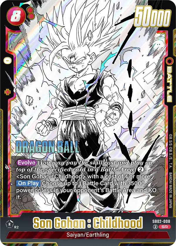 Imagen del mazo Trunks SB02 Cámara del Futuro