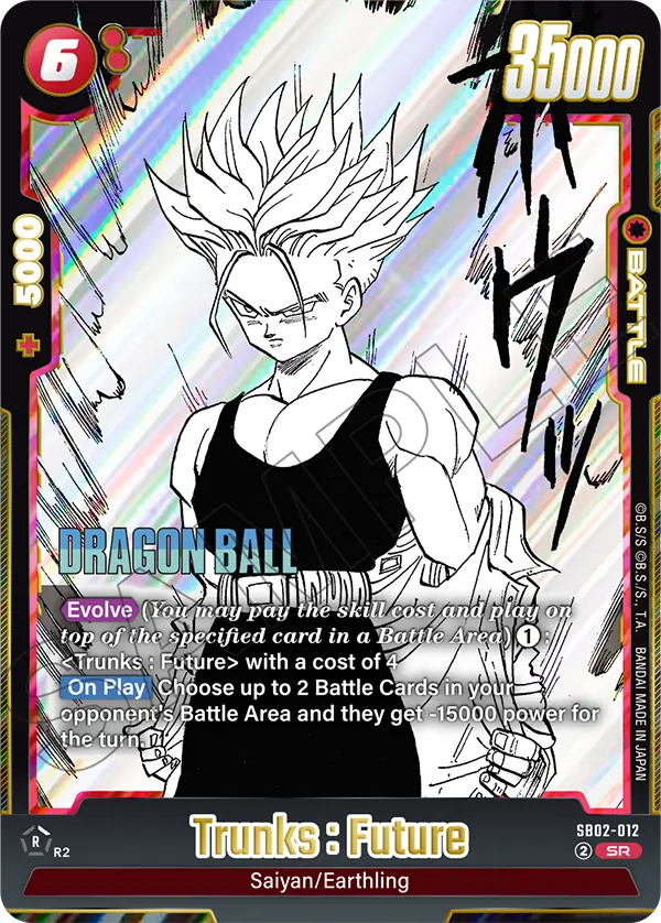 Imagen del mazo Trunks SB02 Resistencia Temporal