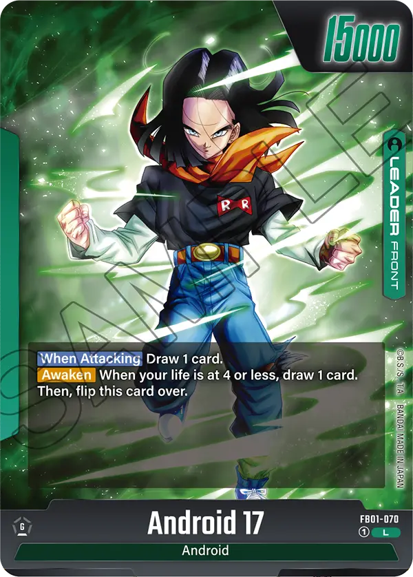 Líder Android 17 Rampa de Androides