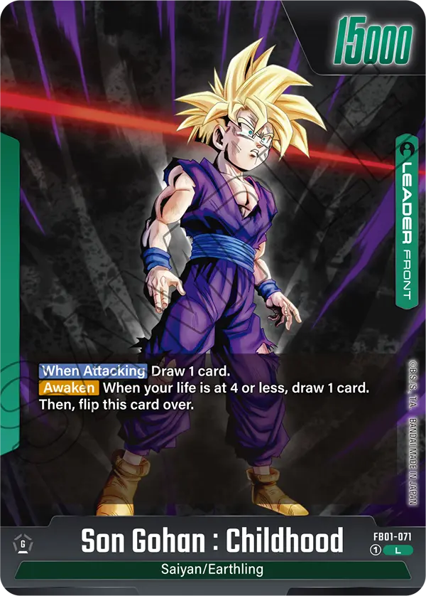 Líder Son Gohan : Childhood Ramp Bombs