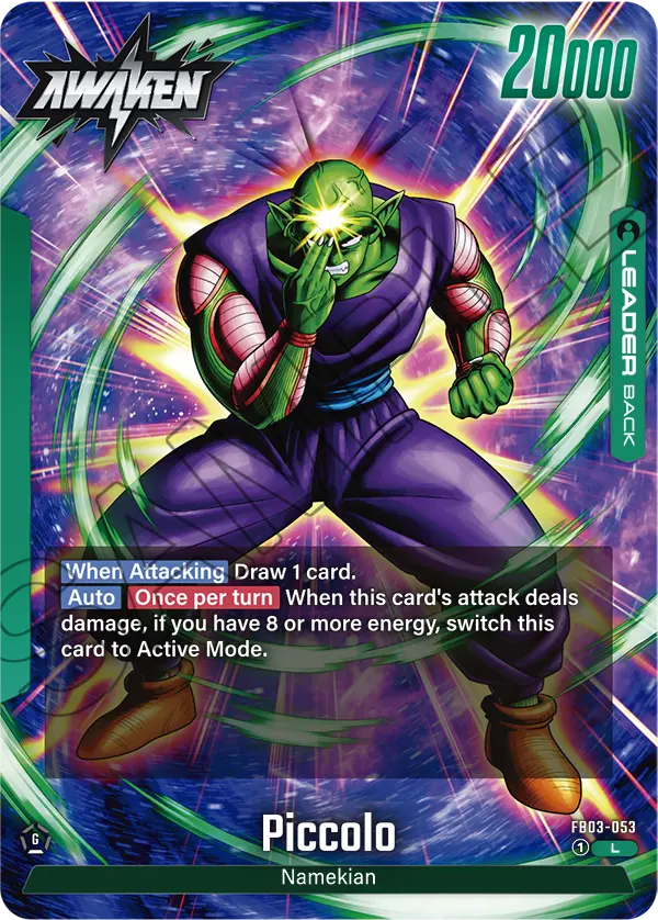 Piccolo FB03-053, cara Awaken del líder verde