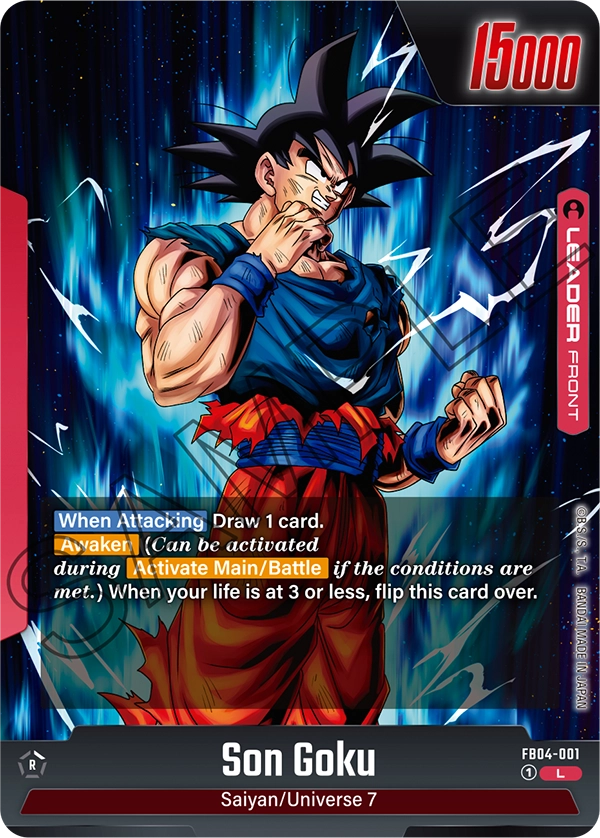 Líder Son Goku FB04 Copia de Poder U7