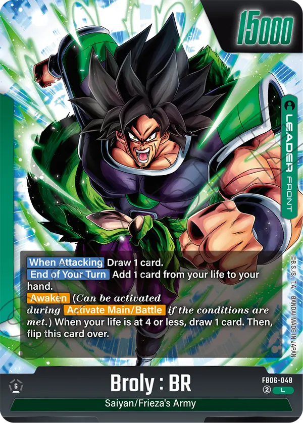 Broly : BR FB06-048, cara normal del líder verde