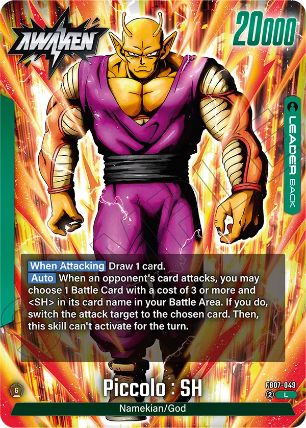Piccolo : SH FB07-049, cara Awaken del líder verde