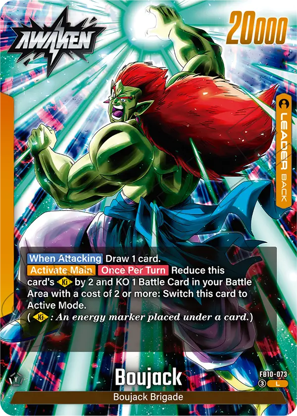 Boujack FB10-073, cara Awaken del líder amarillo