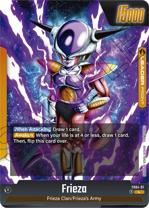 Frieza FS04-01, cara normal del líder amarillo